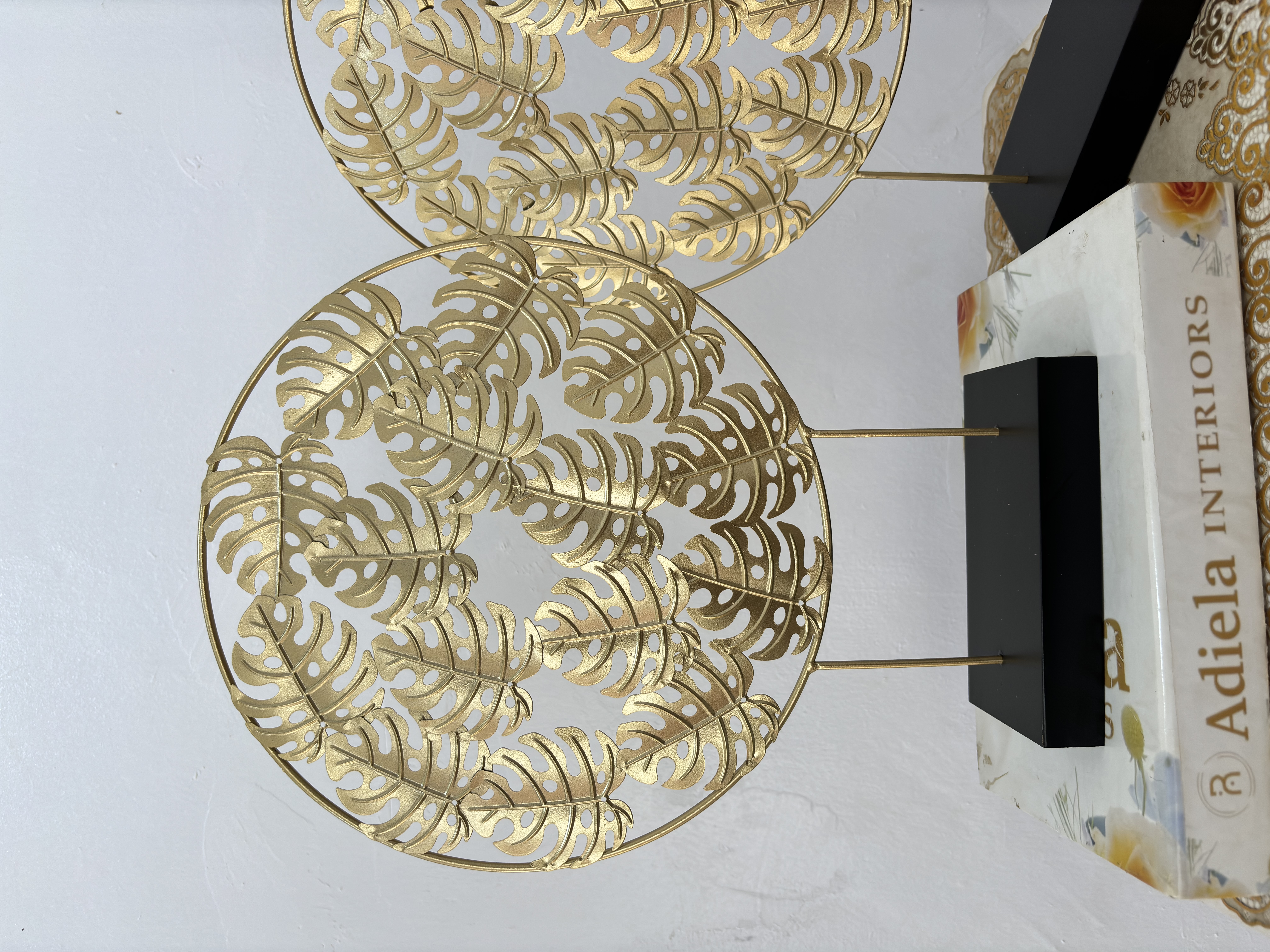 Monstera Leaf Metal Decor Image