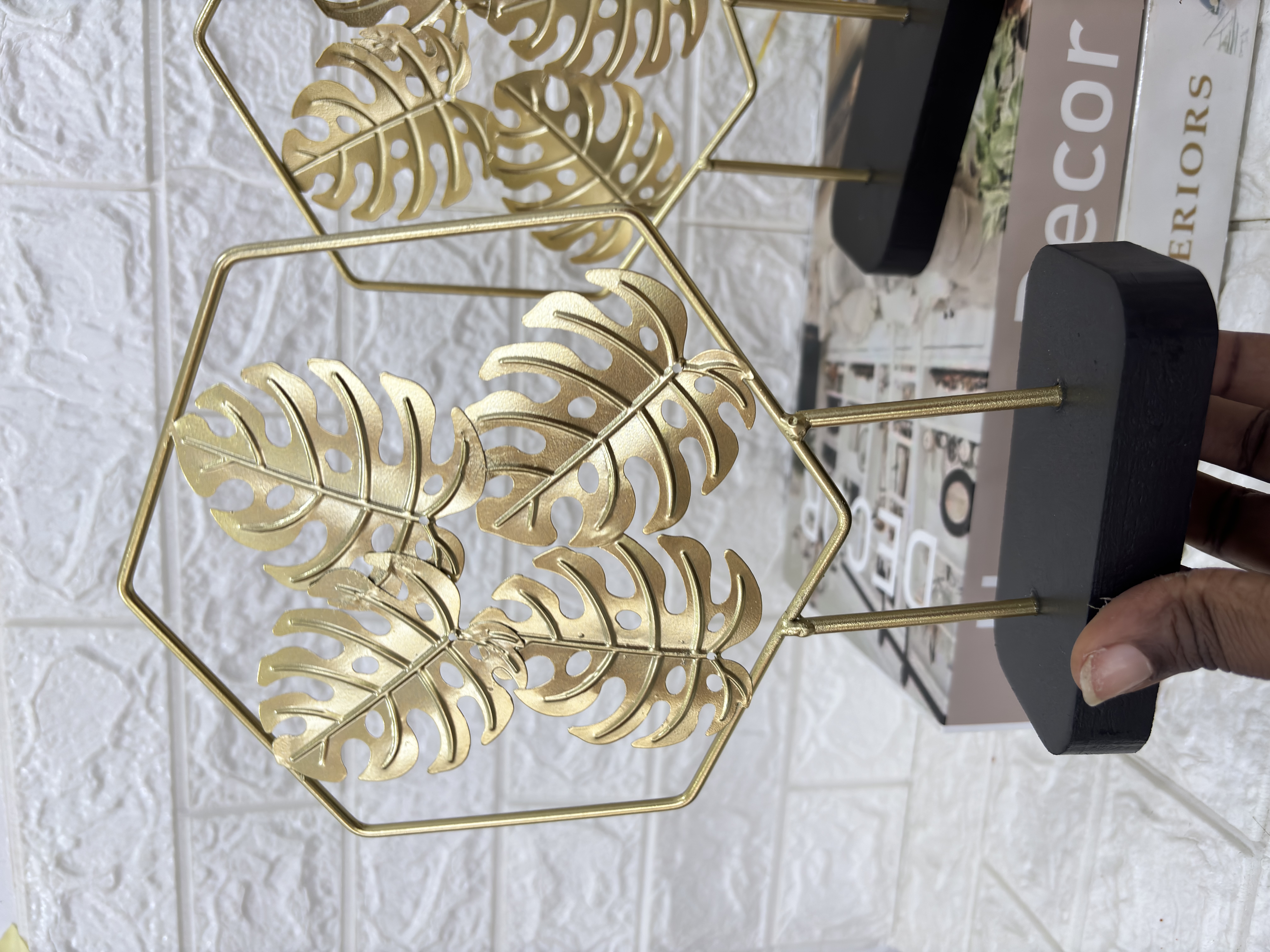 Monstera Leaf Metal Decor- Style 2 second image