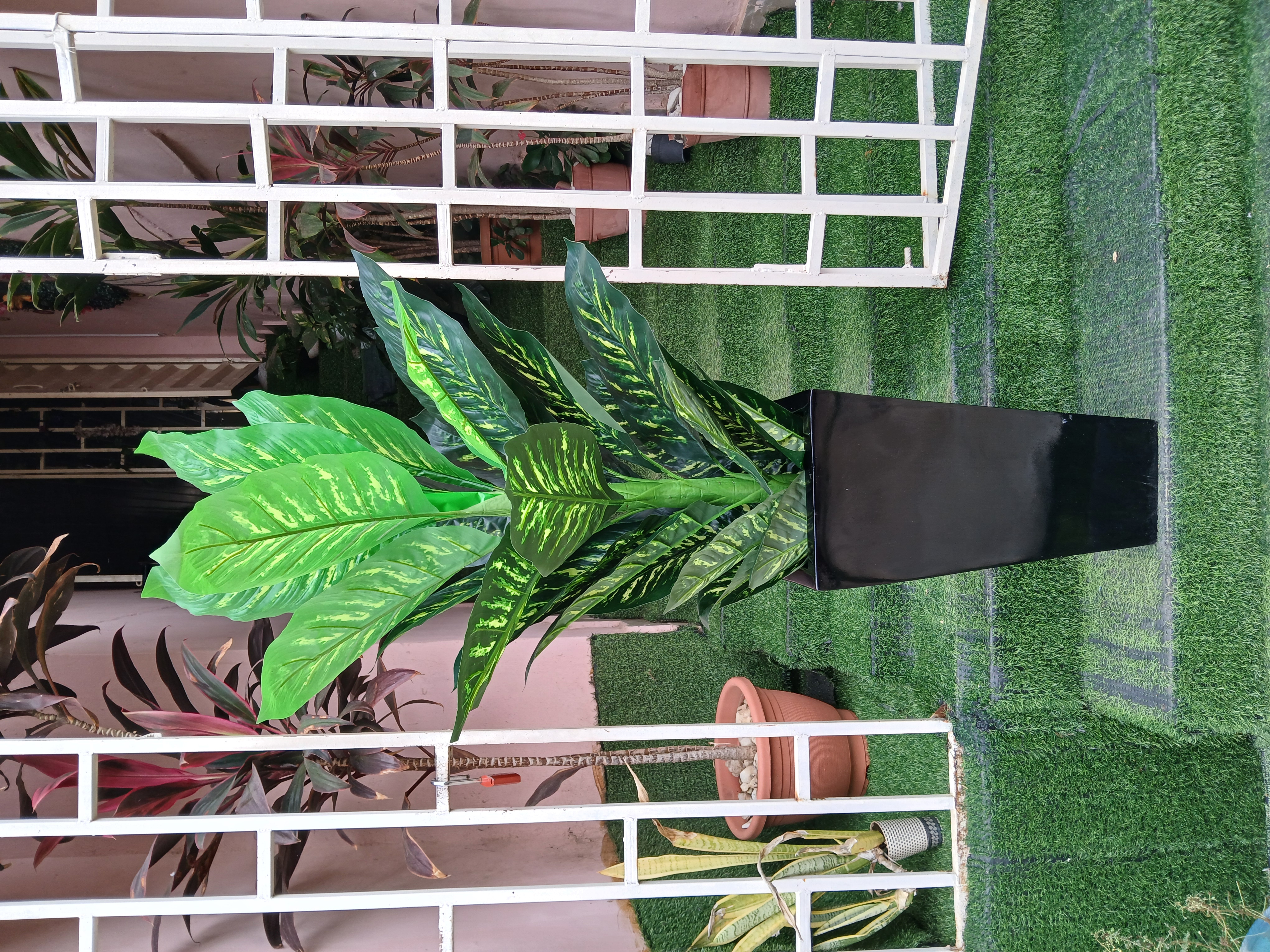 Artificial Tree In Fibre Planter image