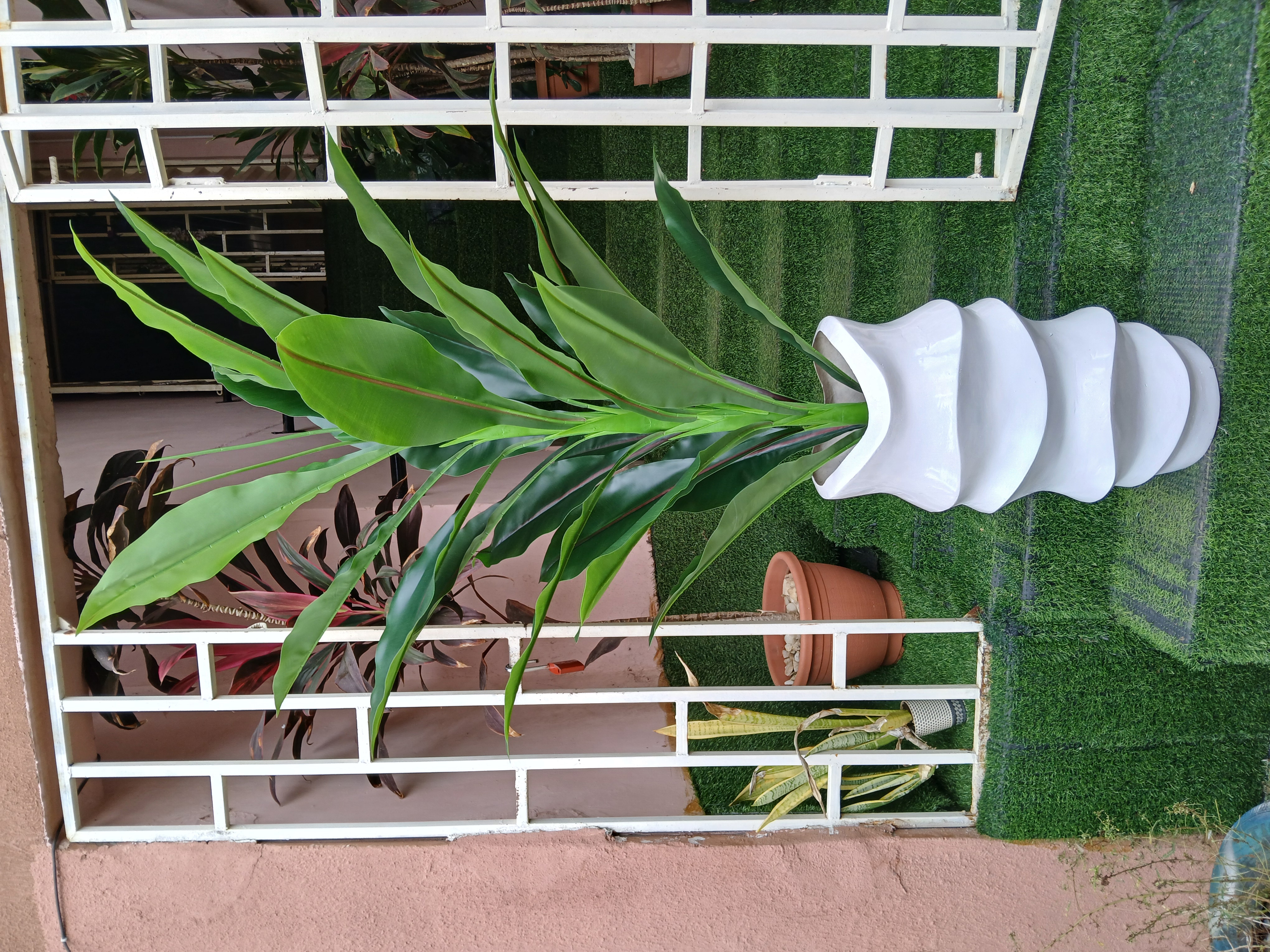 Artificial Tree In Fibre Planter image