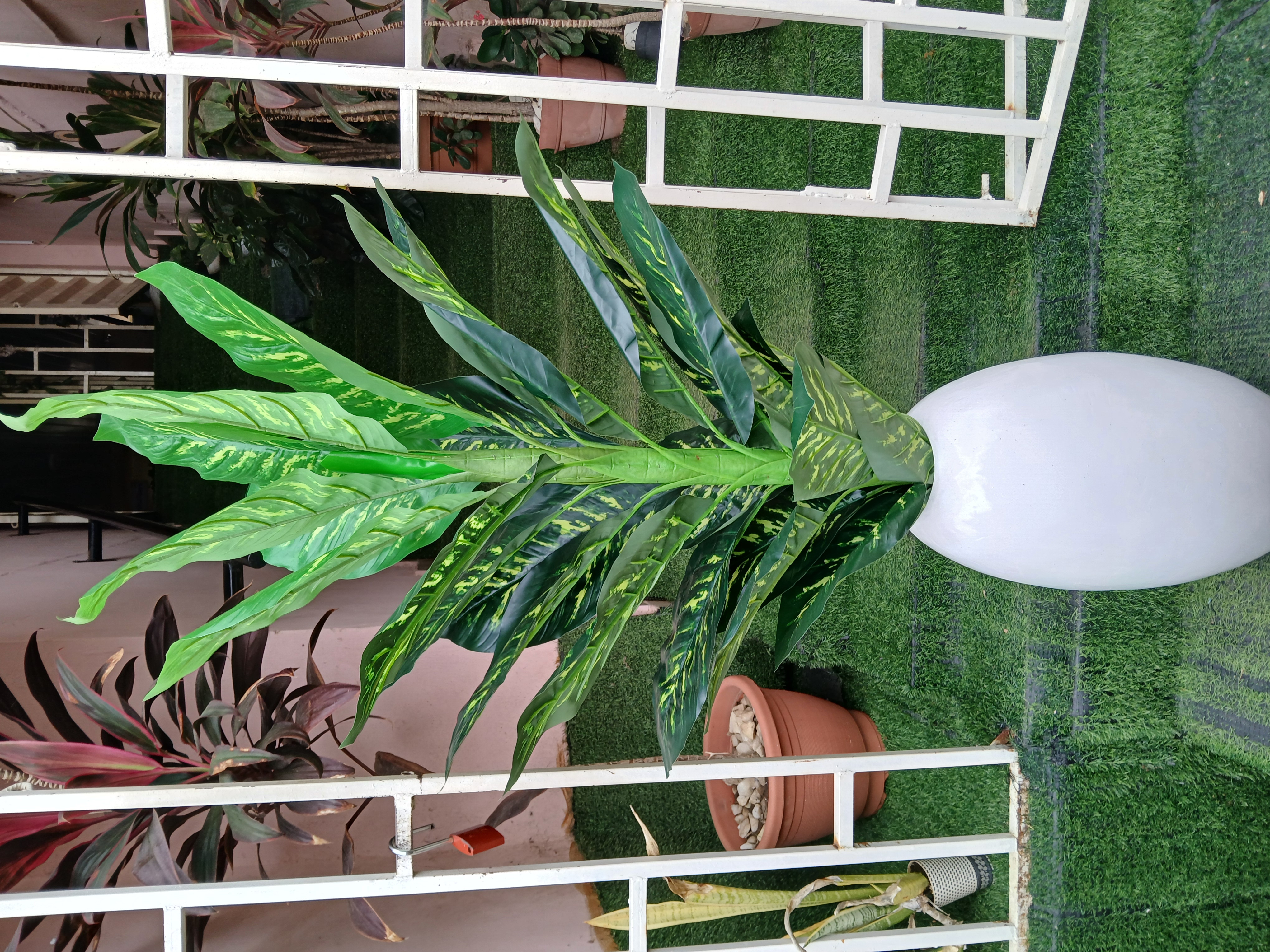 Artificial Tree In Fibre Planter image