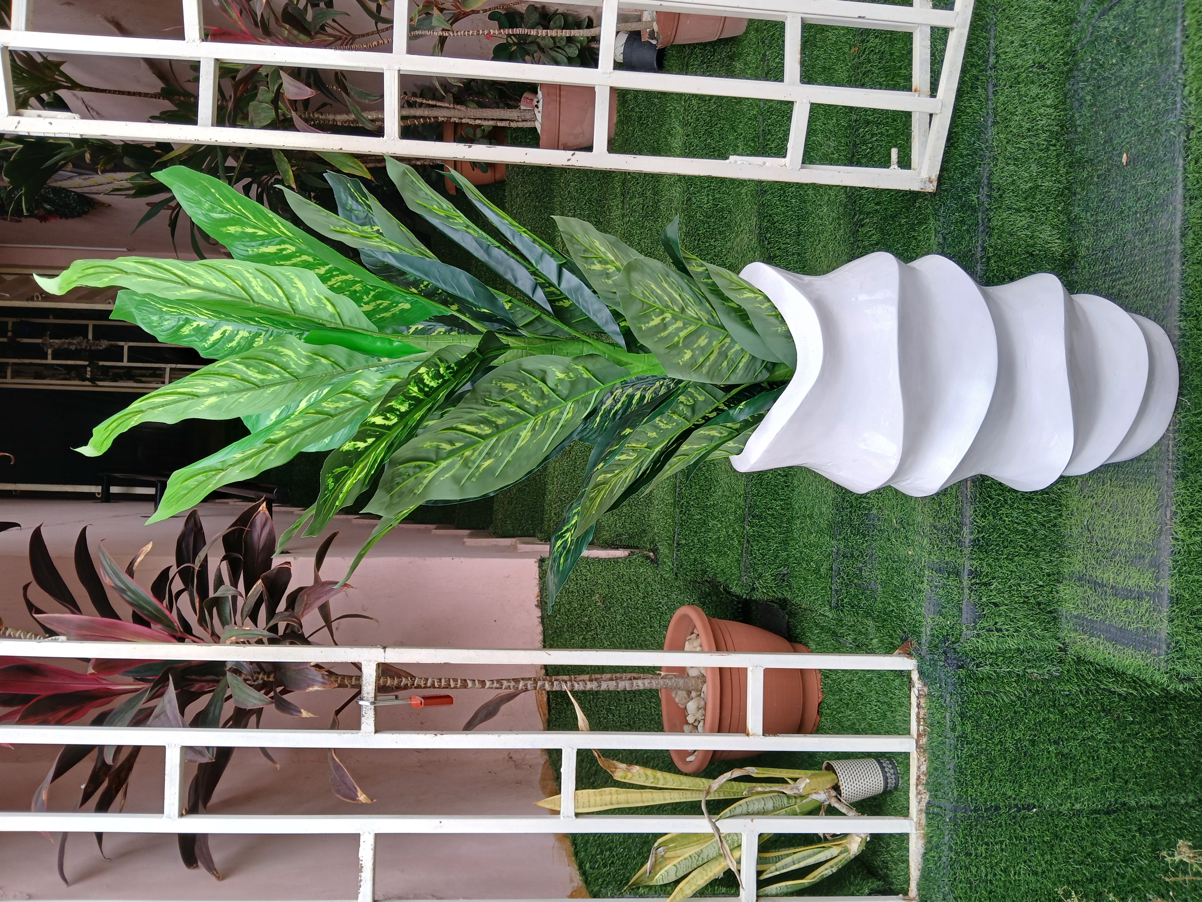 Artificial Tree In Fibre Planter image