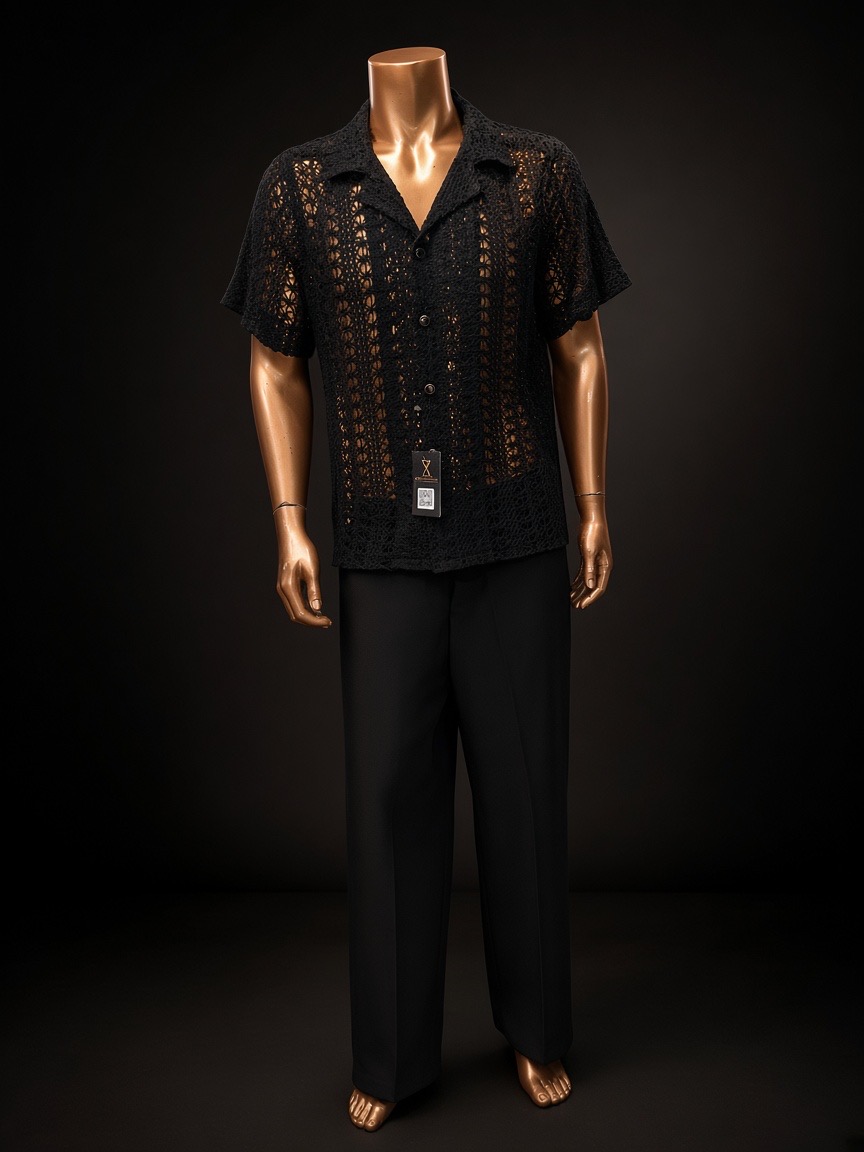 Net shirt and trouser image
