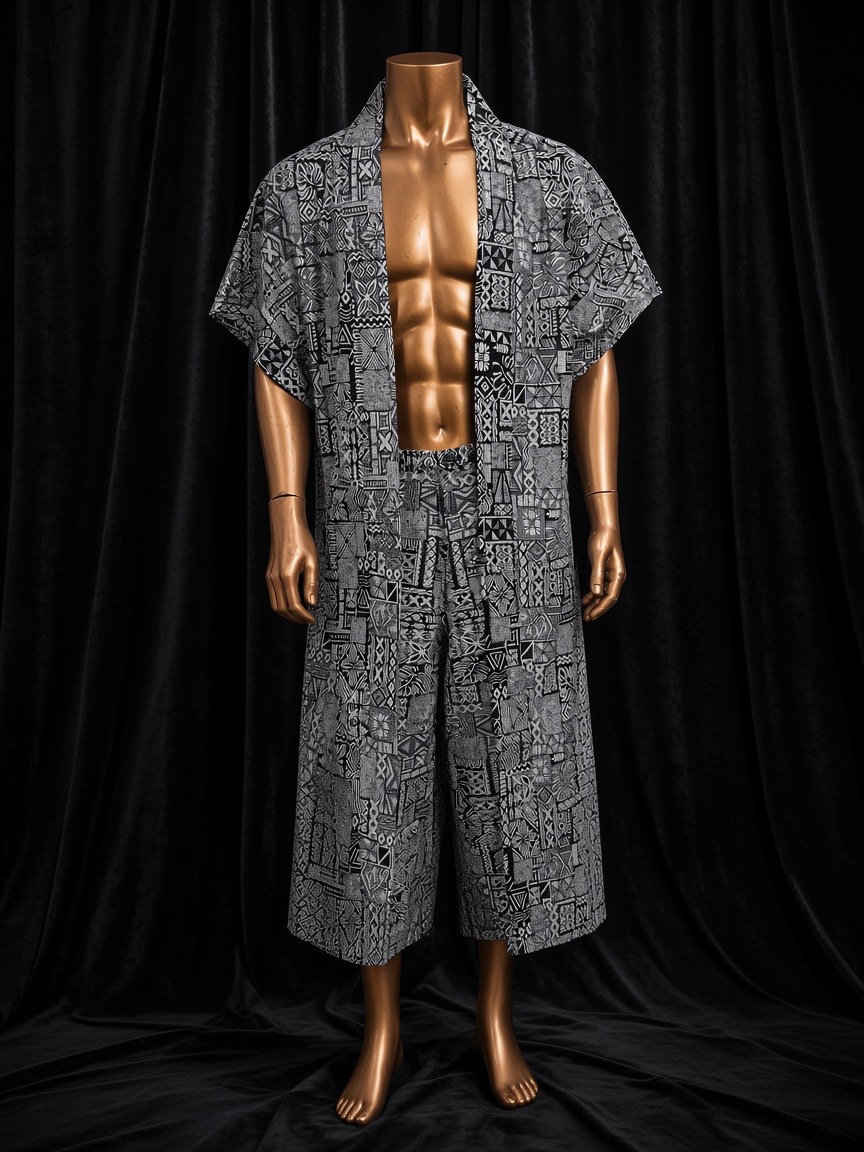Ankara kimono image