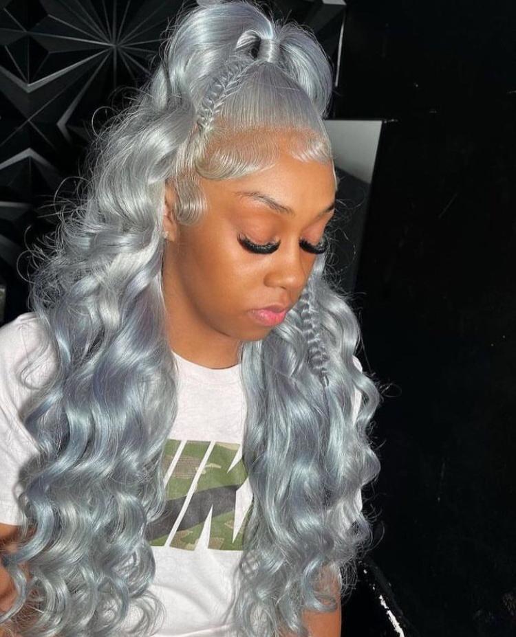 Grey Body Wave Hair available for 260k image