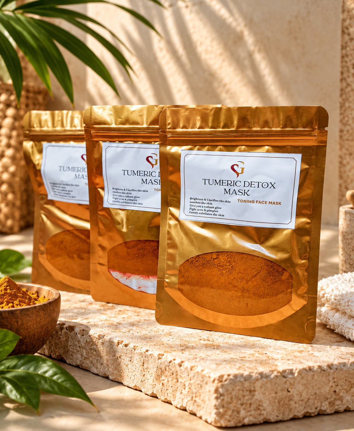 Tumeric Detox Face Mask image