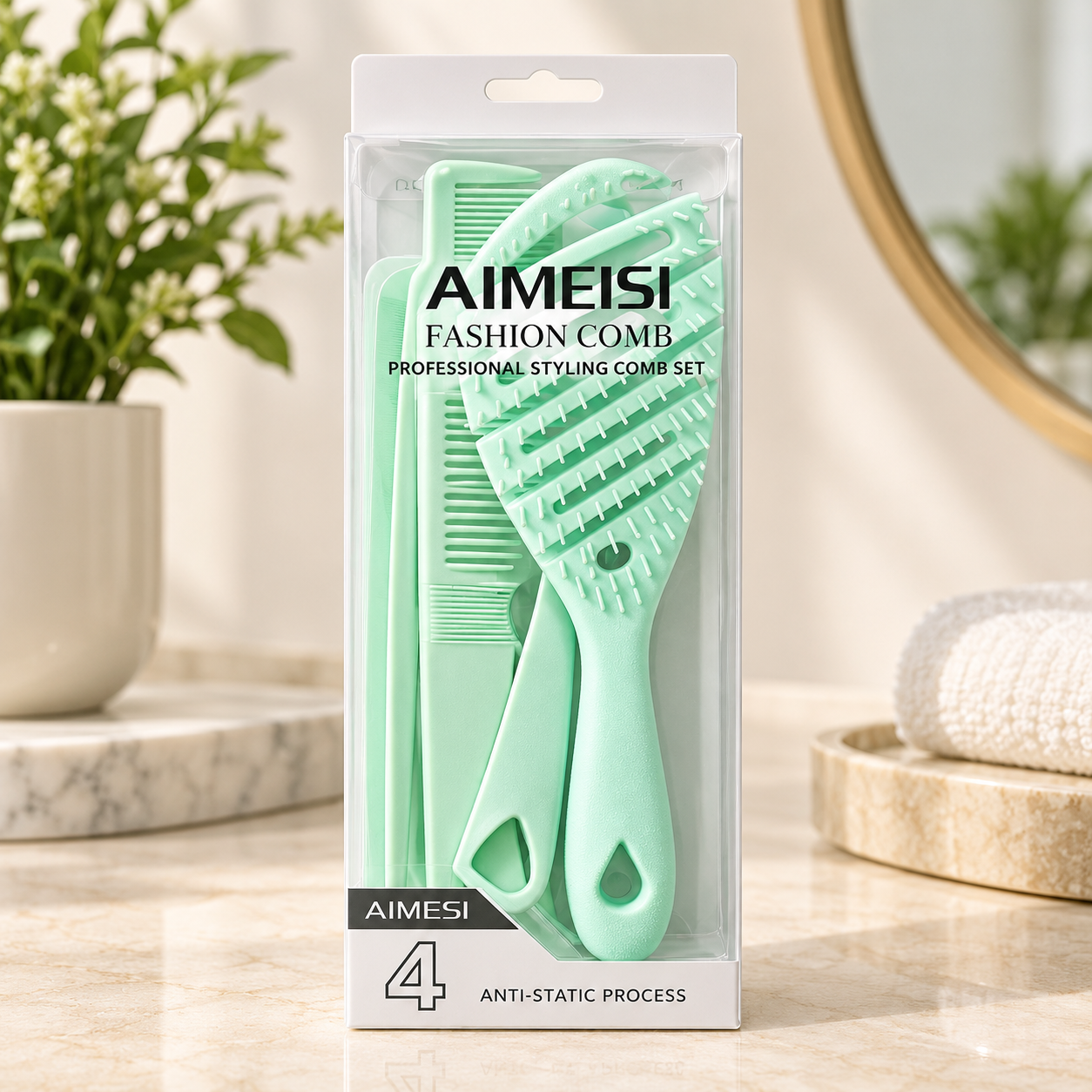 Aimesi comb set 4in 1 image