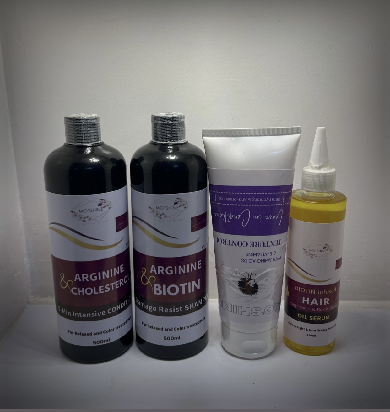 Relaxed haircare set - with Arginine & Biotin