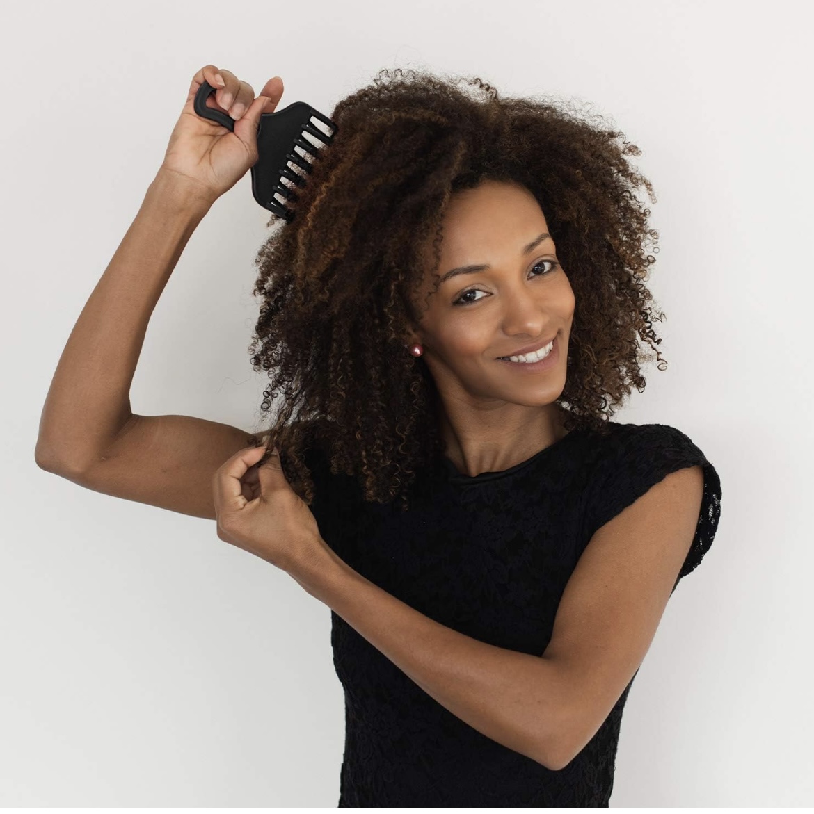 Double teeth Afro Pick Comb image