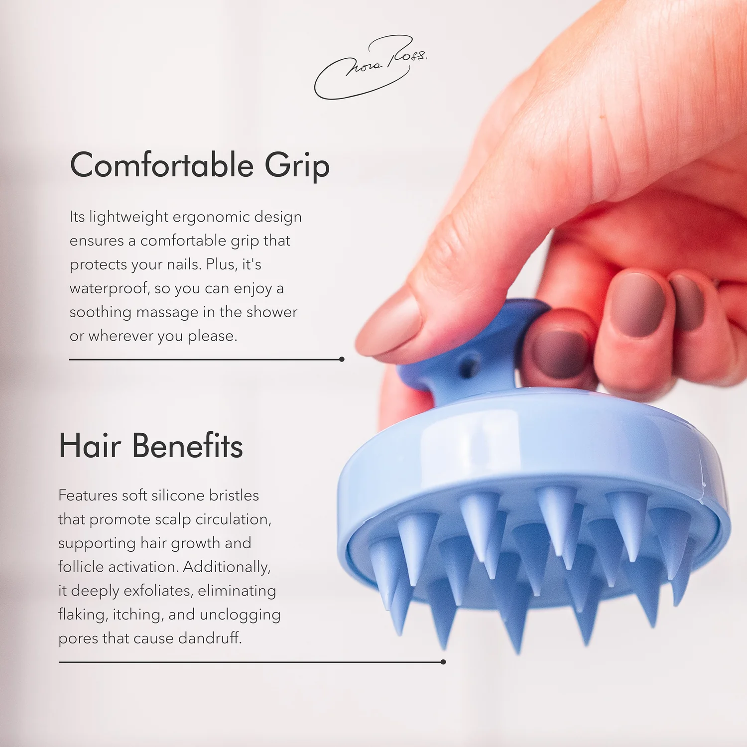 Scalp Massager with Soft Silicone Bristles image
