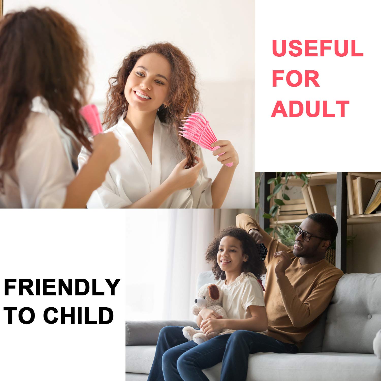 Flexible Octopus Detangling brush image