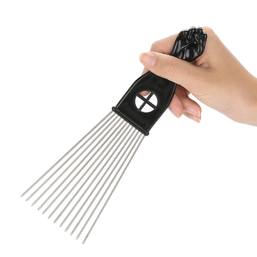 Afro hair fan pick image