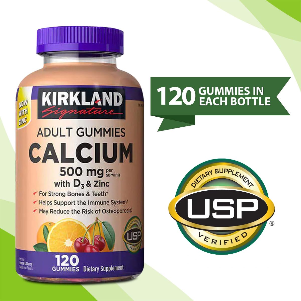 Kirkland Adult Calcium gummies