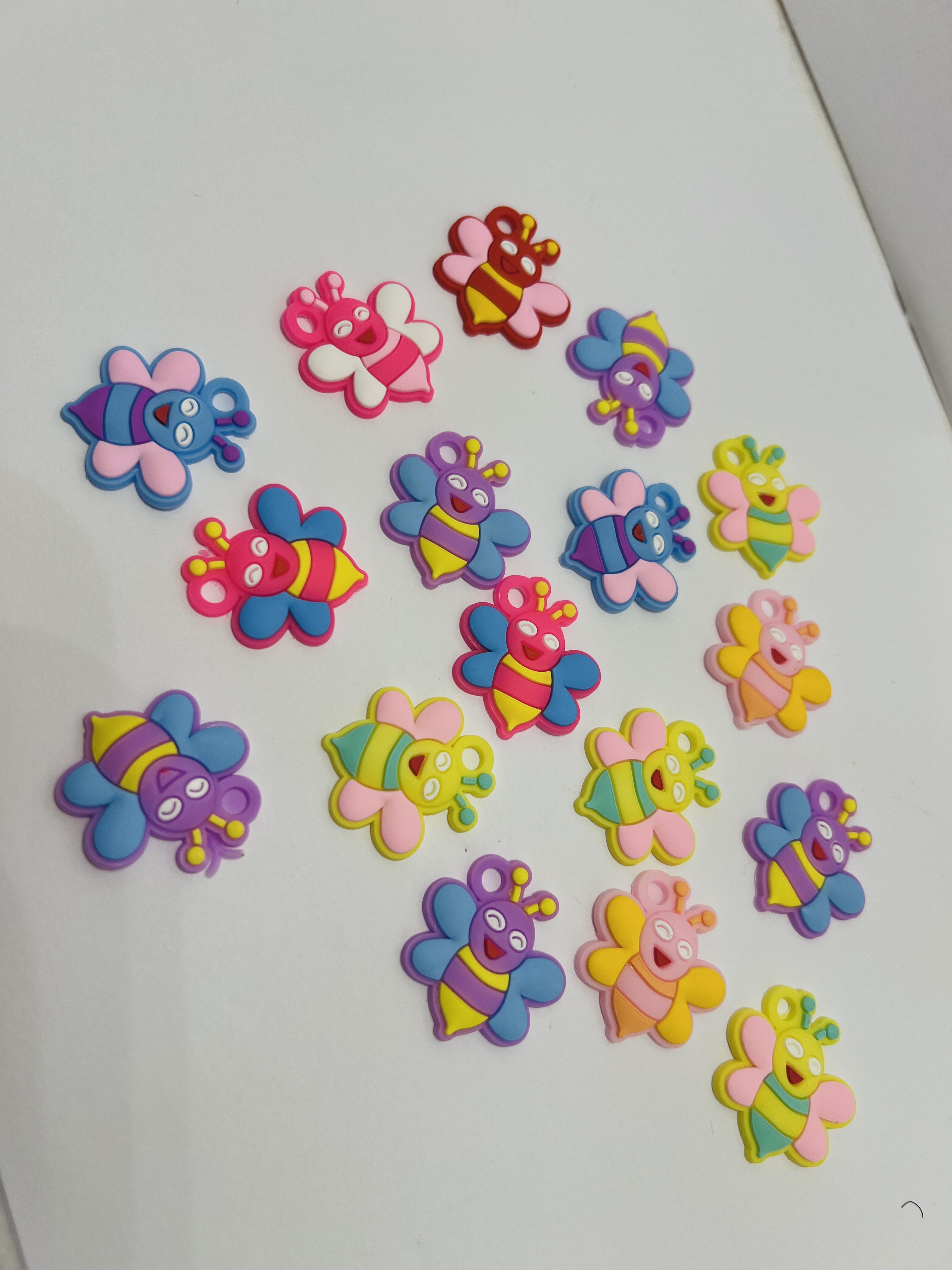 Colorful Honey Bee Silicone loom image
