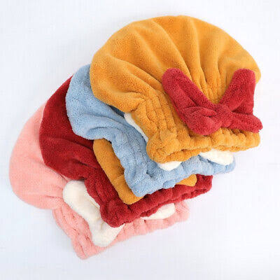 Super absorbent hair towel cap image