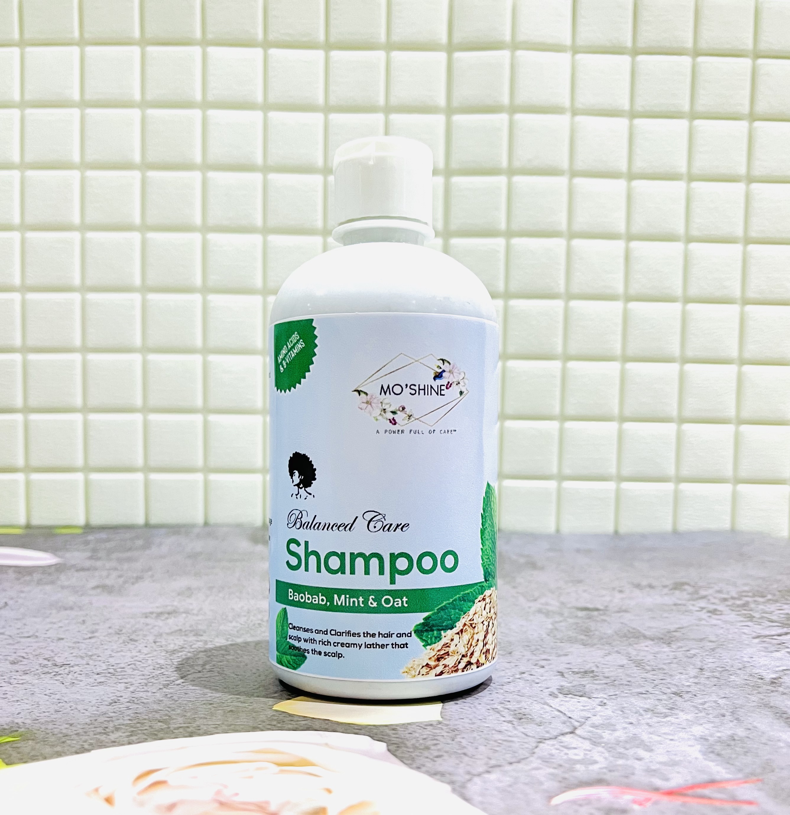 Balanced Care Shampoo- Baobab, Mint and Oat image