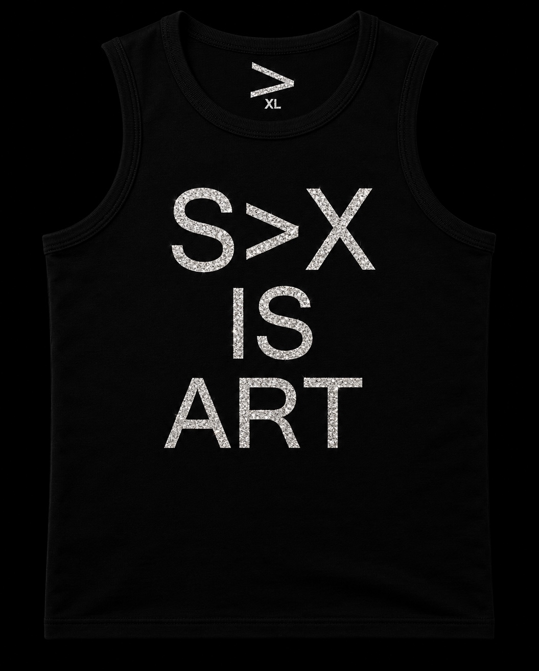 BLACK S>X IS ART TANK image