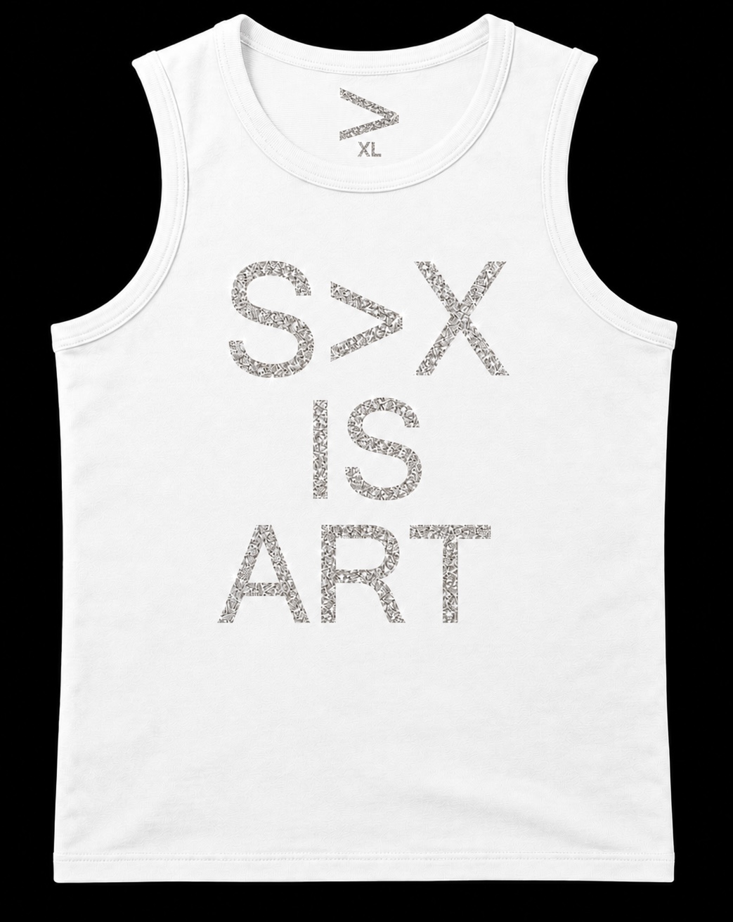 WHITE S>X IS ART TANK image
