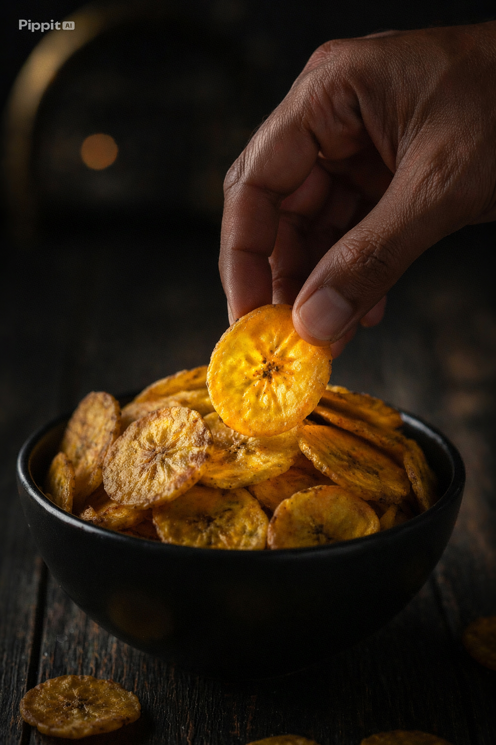Golden Plantain Chips image