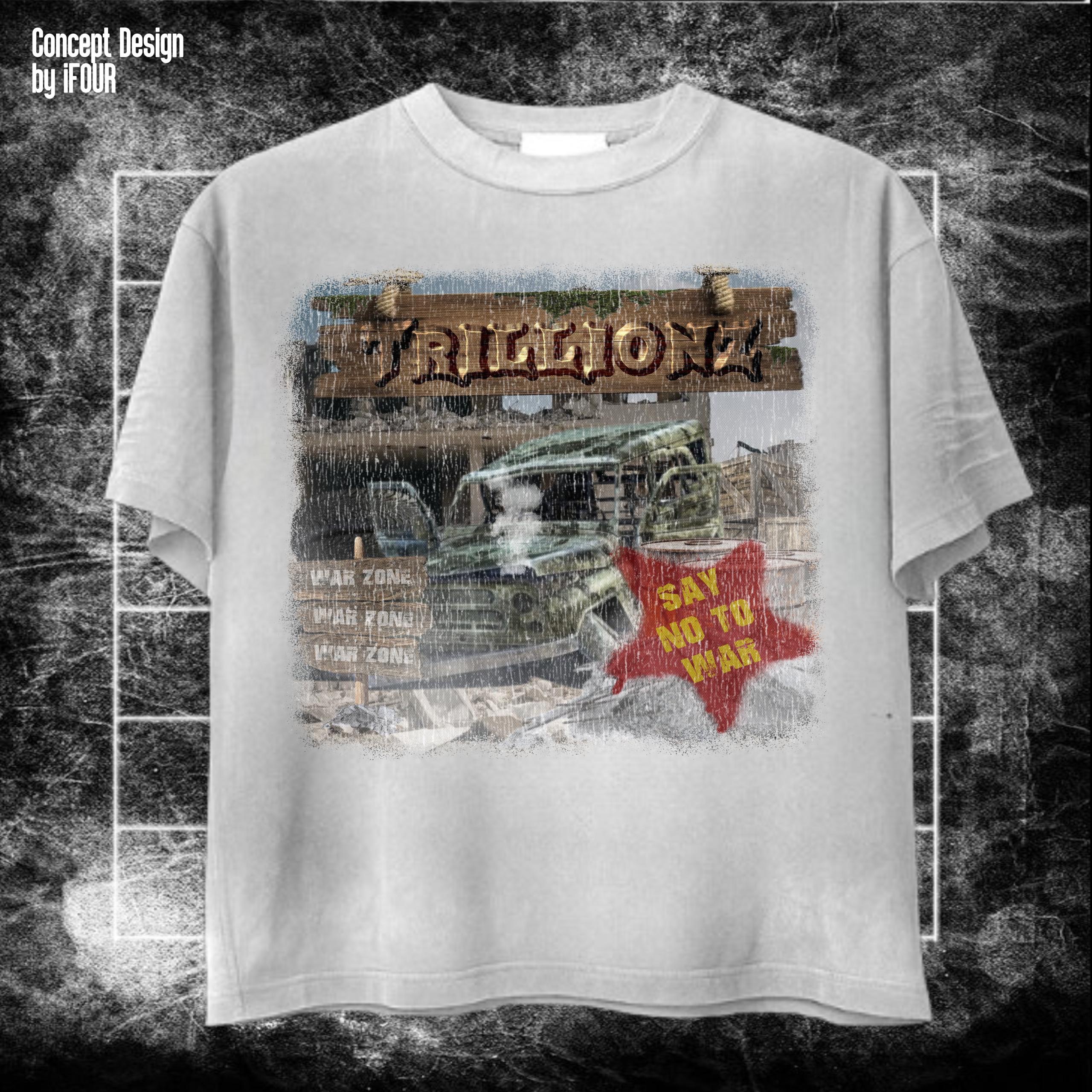 Trillionz war zone Tee image