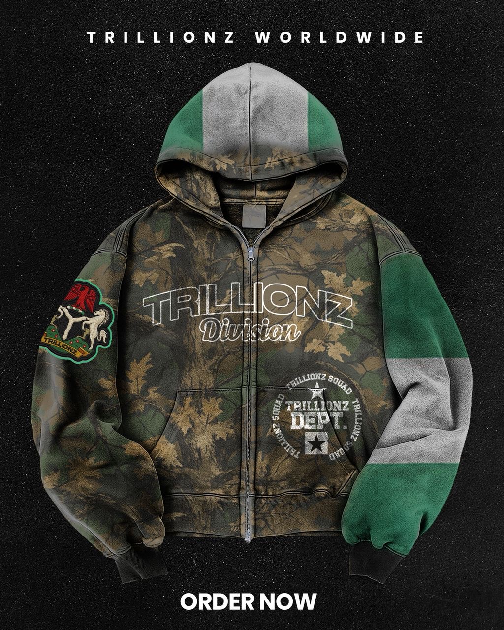 Trillionz division hoddie image