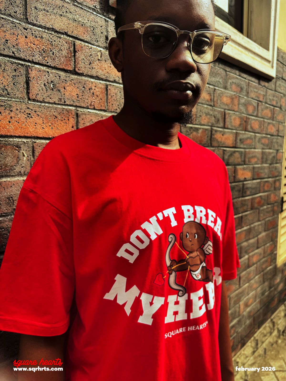 BREAK MY HEART TEE - RED image