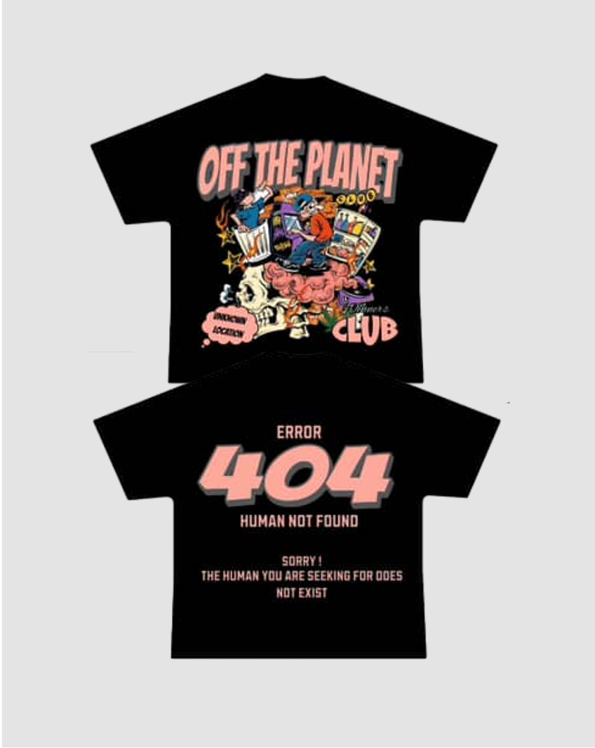 OFF THE PLANET CLUB SHIRT BLACK image