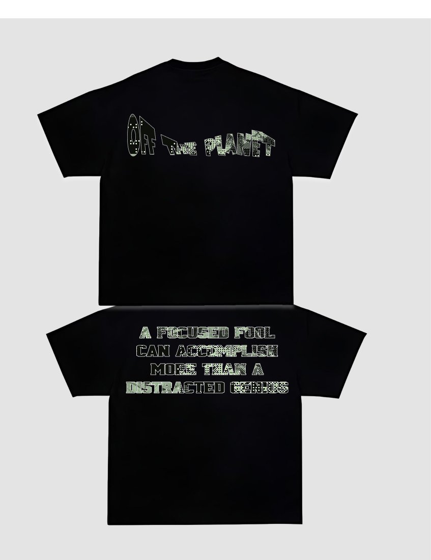 OFF THE PLANET ARMY WAY SHIRT BLACK image