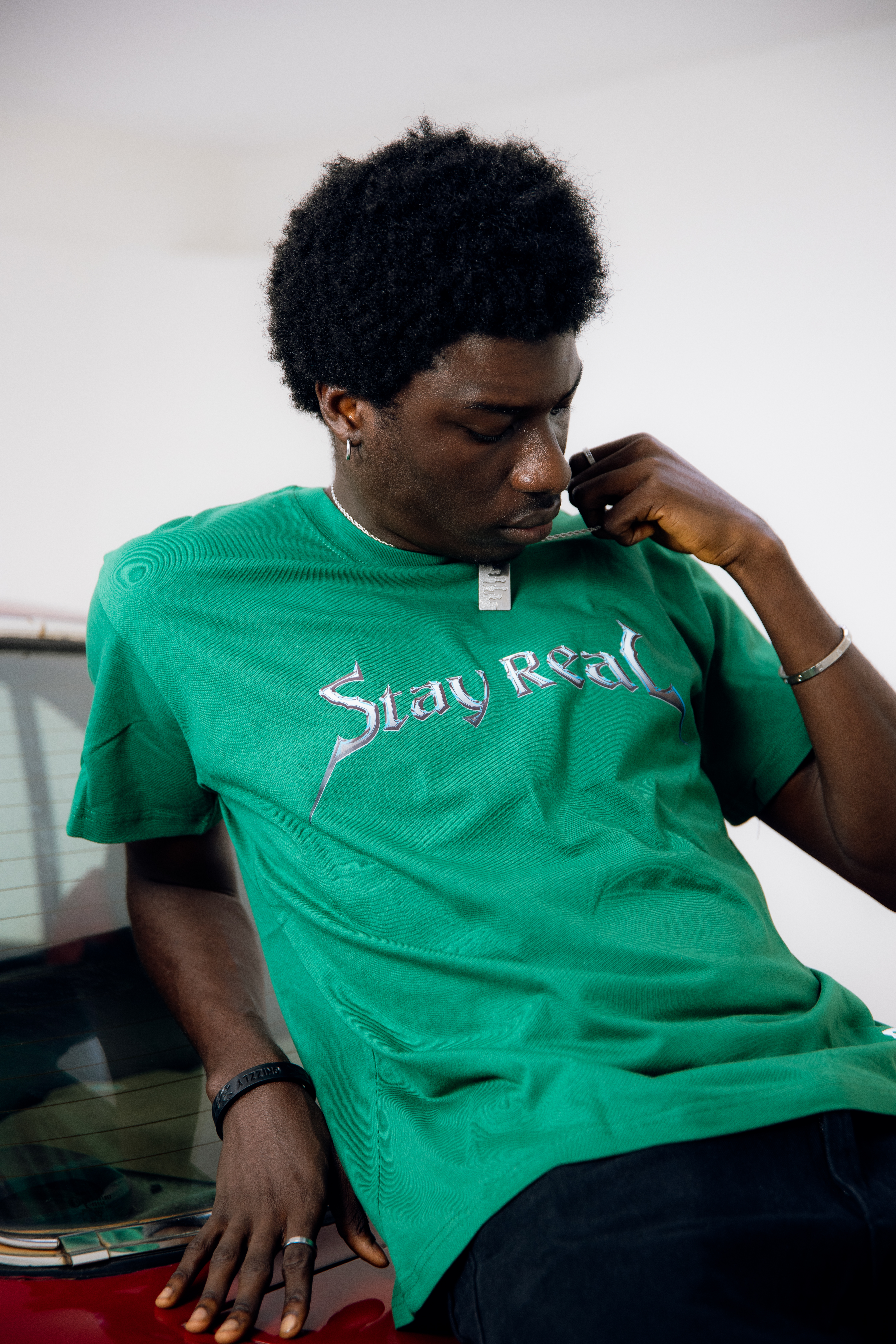 OTP STAY REAL CHROME TEE Image