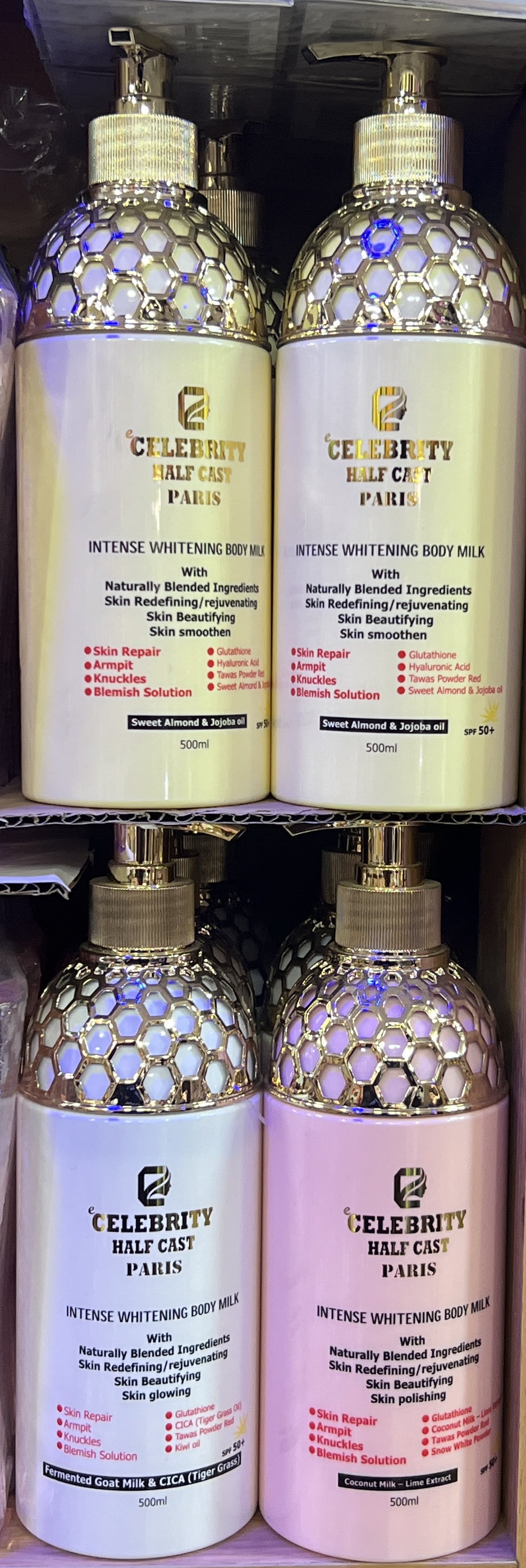 CELEBRITY HALF CAST LOTION