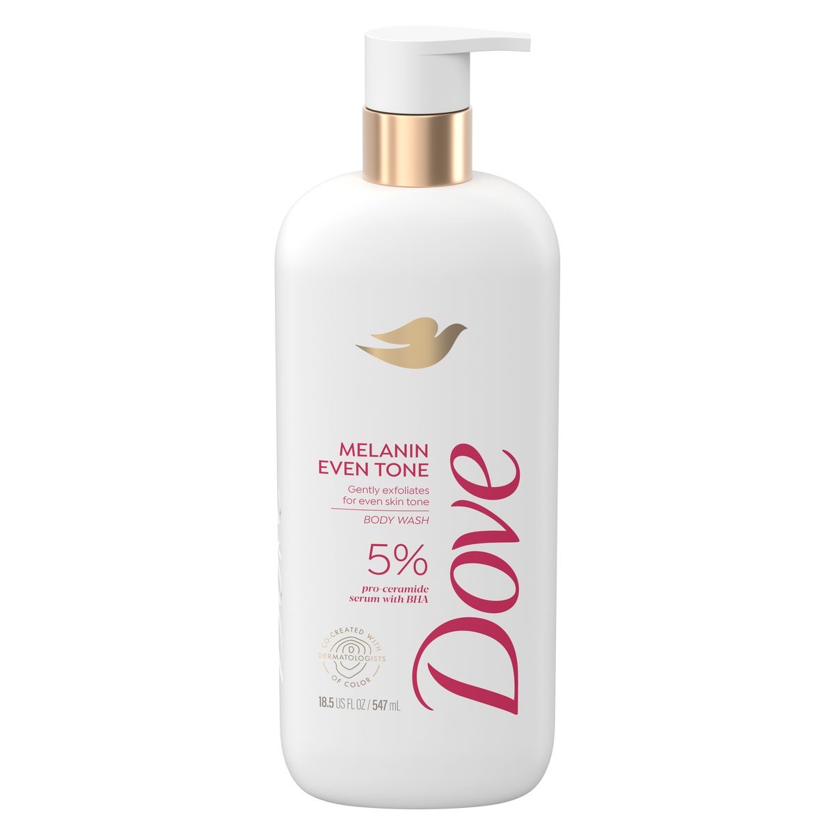 DOVE MELANIN EVEN TONE BODY WASH 5%