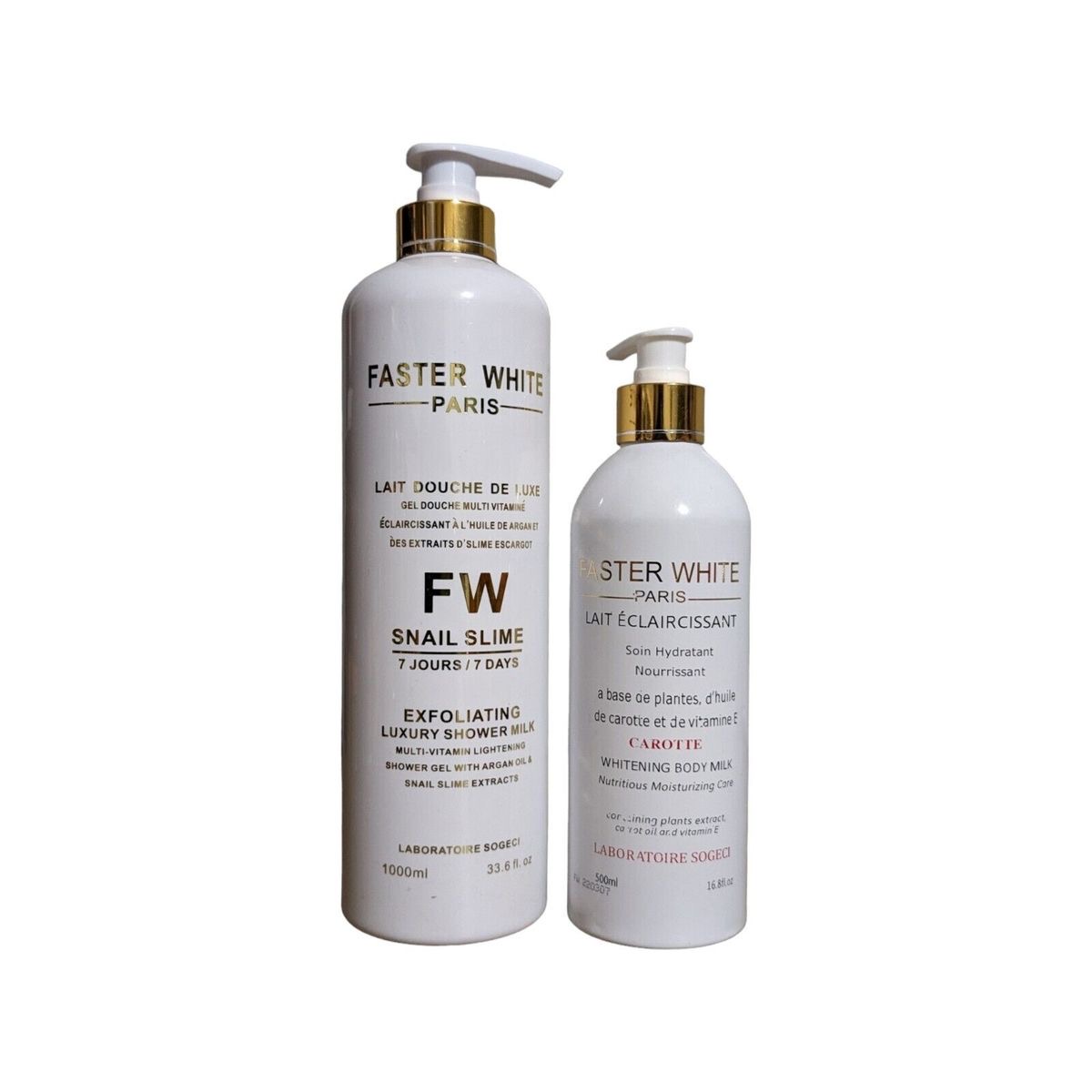 FASTER WHITE BODY LOTION image