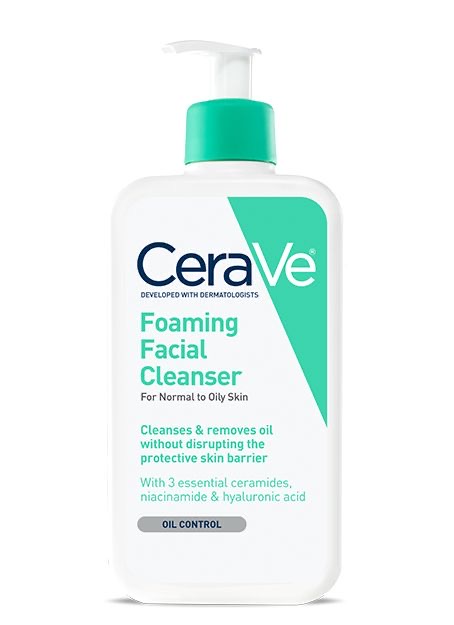 CeraVe foaming facial cleanser 