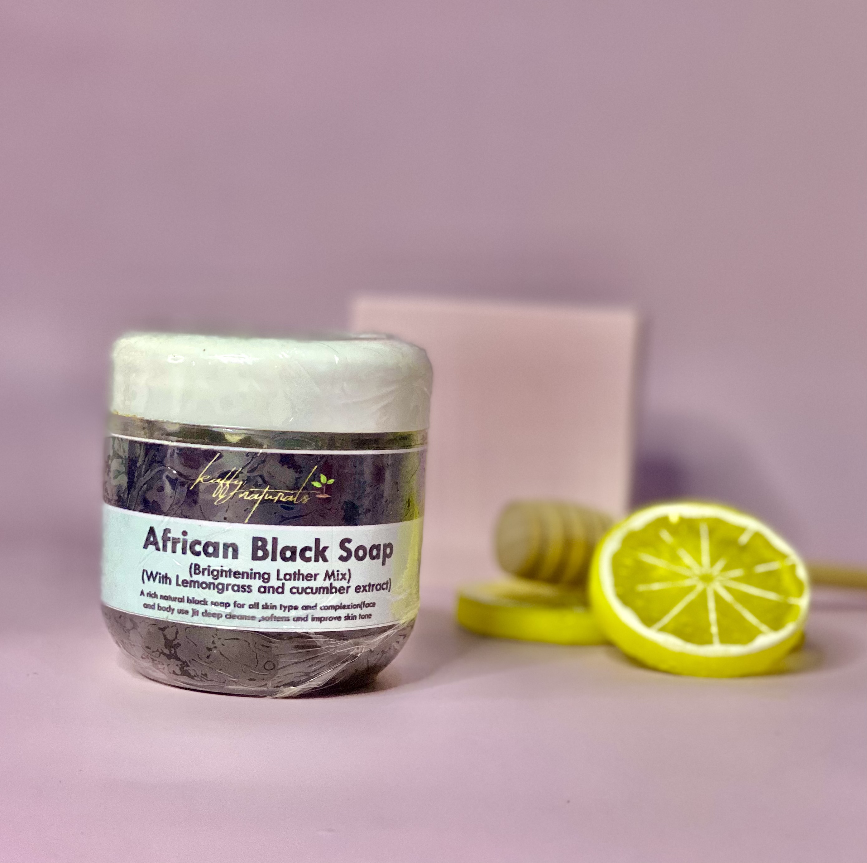 African black soap with lemongrass (brightens & heal) image
