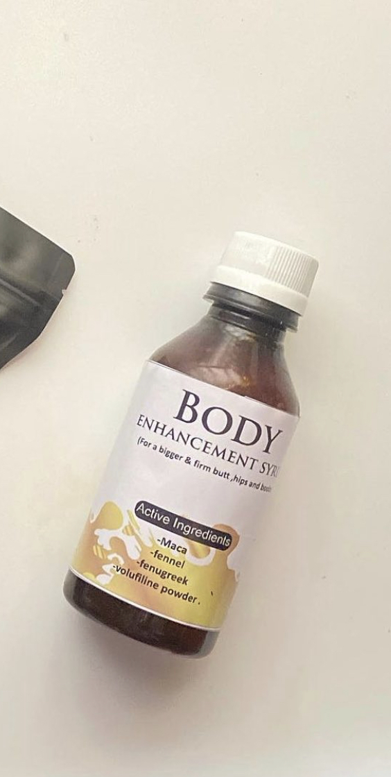 Butt & hips enhancement syrup mix image