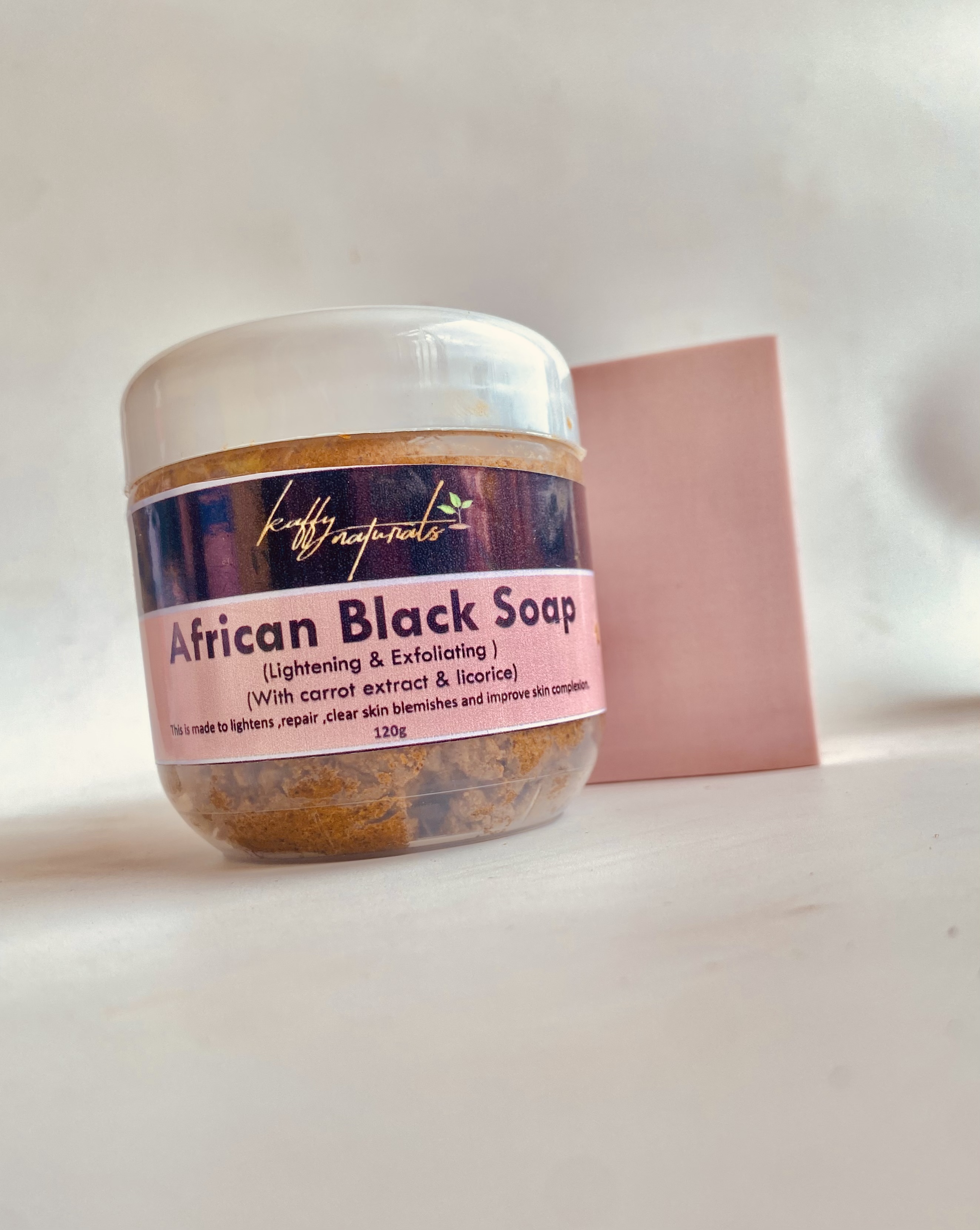 African black soap with carrot ( wholesales) image