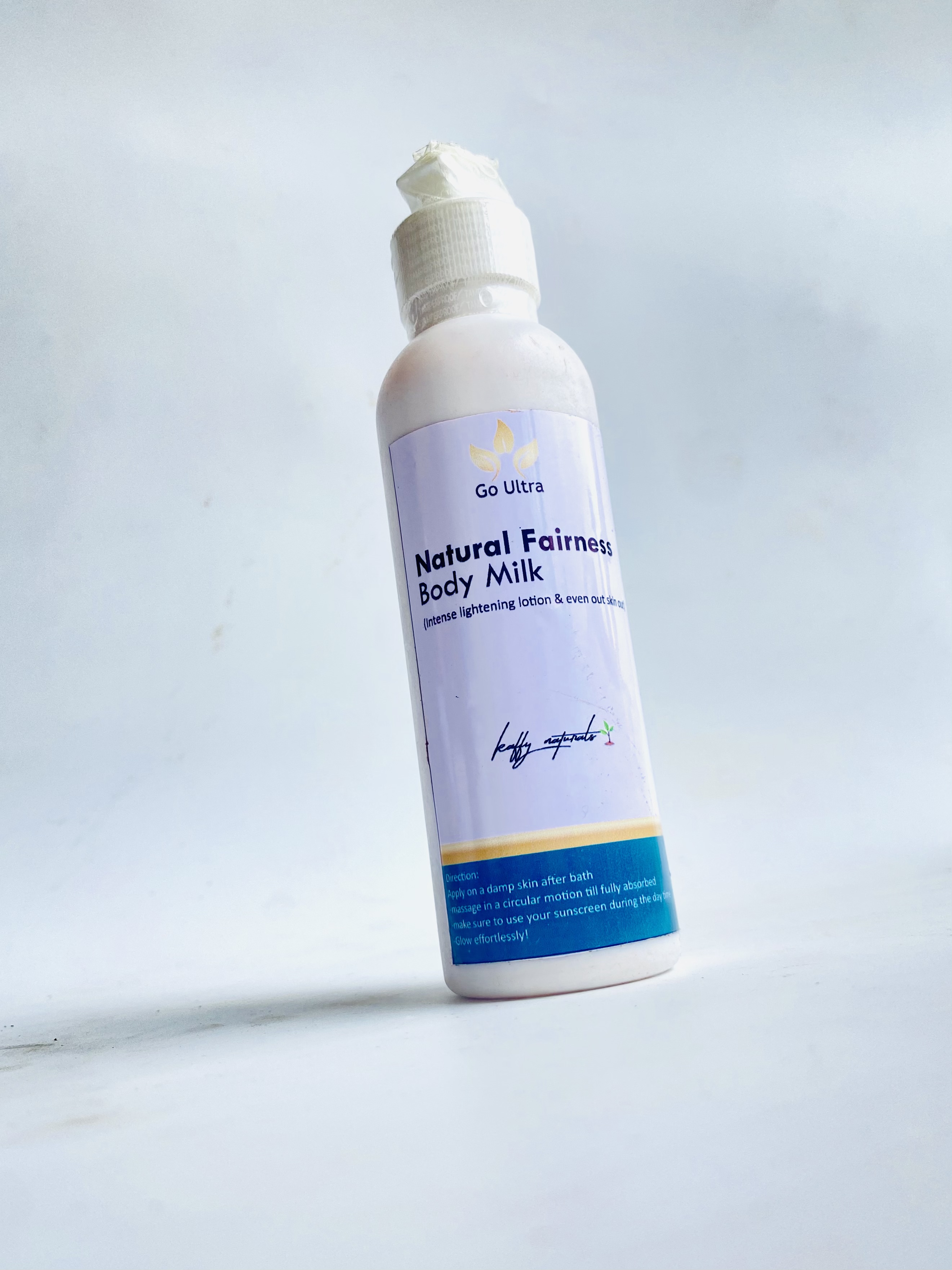 Natural fairness body milk image