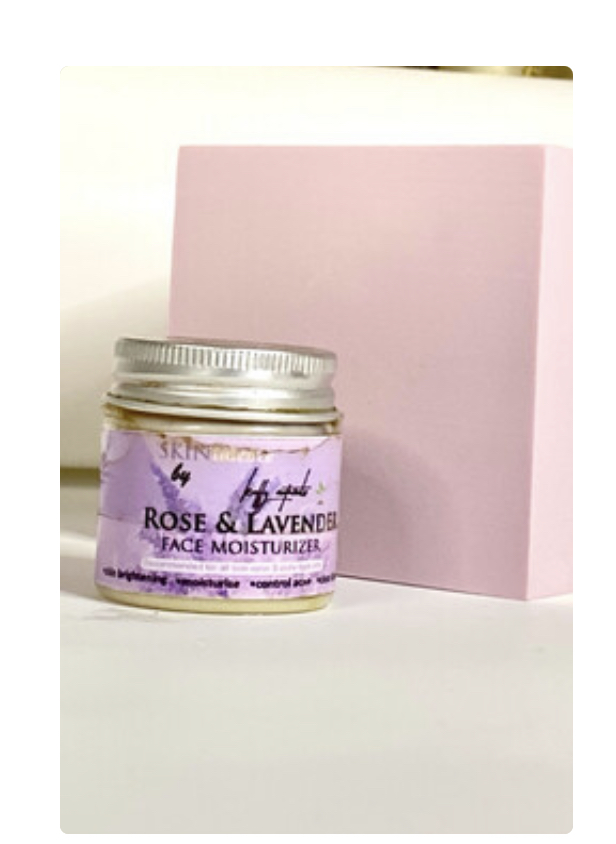 Rose&lavender face moisturizer image
