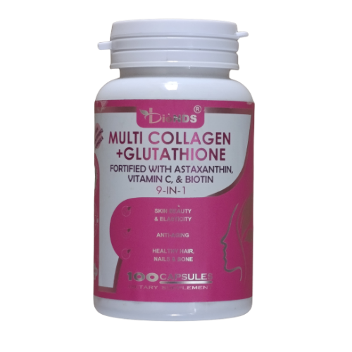 Multi Collagen Capsules With Glutathione Vitamin C & Biotin image