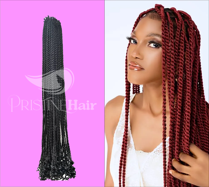 Long Natural Twists curls image