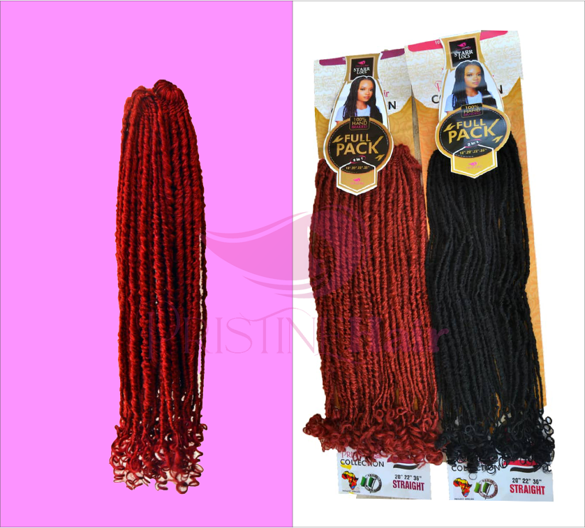 Starr locs curl image