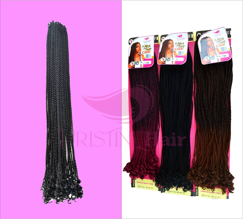 Natural twist curls image