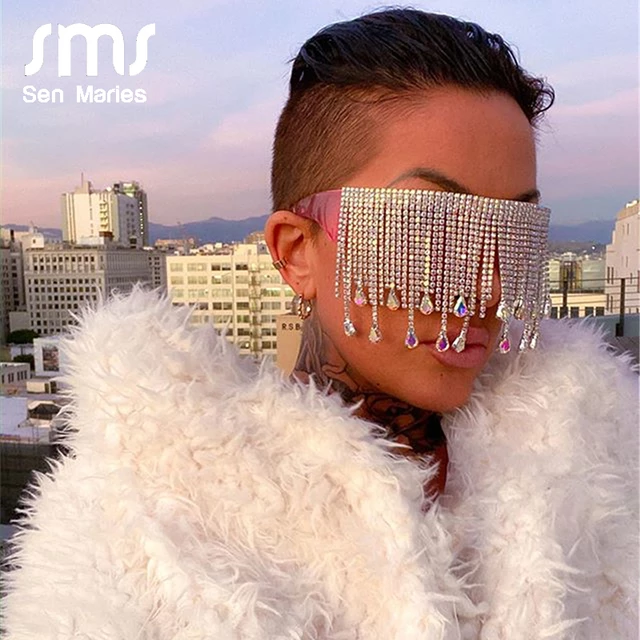 Luxury Crystal Diamond Sun Glasses second image