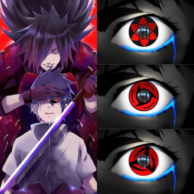 Contact Lenses lens for Hallowen Cosplay Naruto Sharingan image