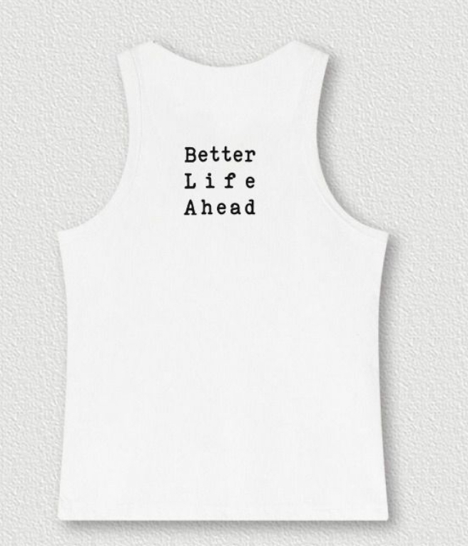 BLA TANK TOP TIMELESS QUALITY (WHITE) second image