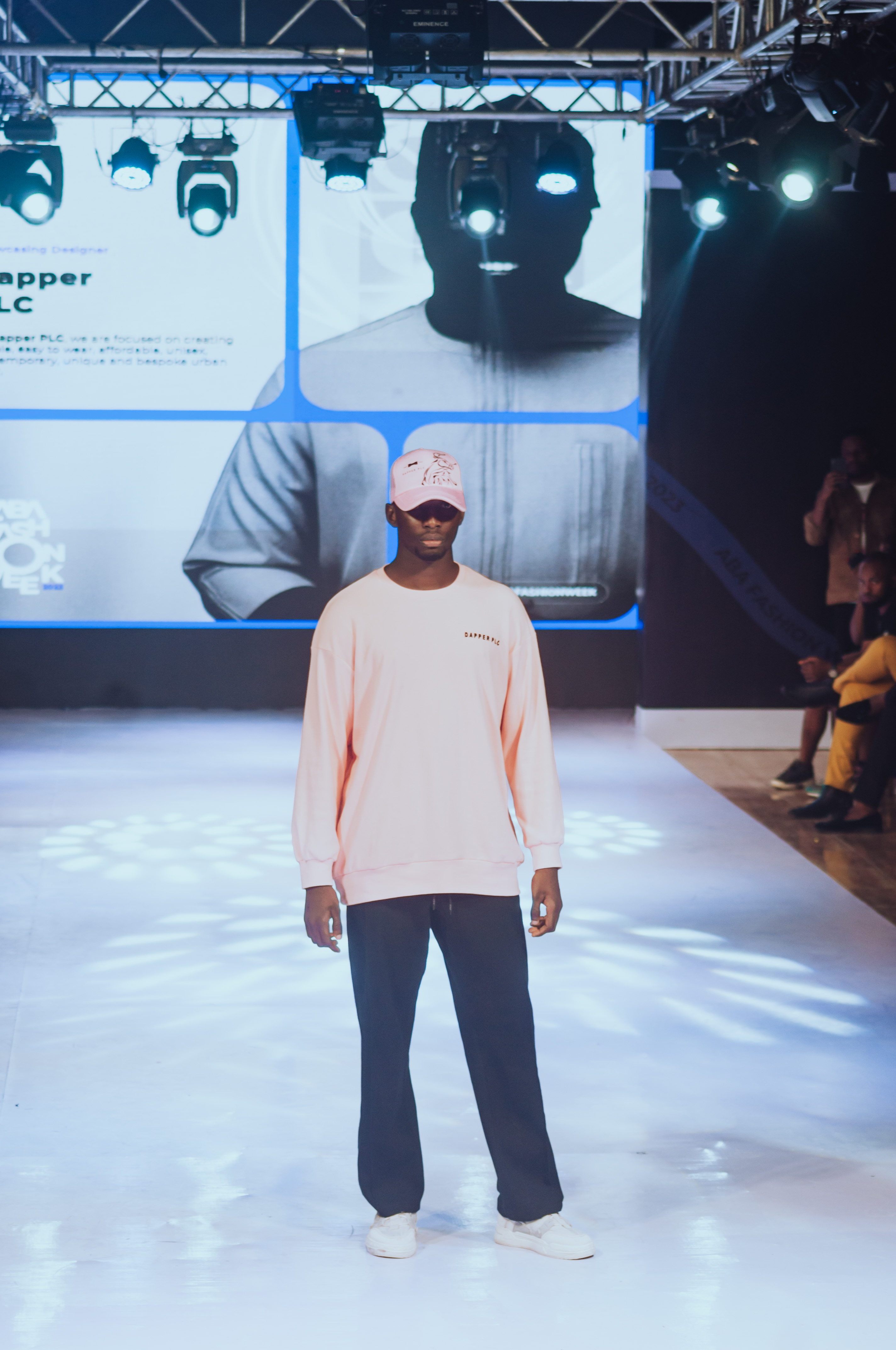 PINK AND BLUE 2-PIECE WITH FACE CAP image