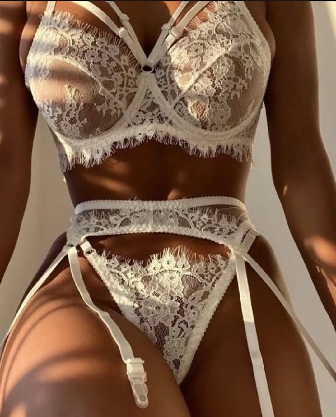 French Lace Lingerie Set image