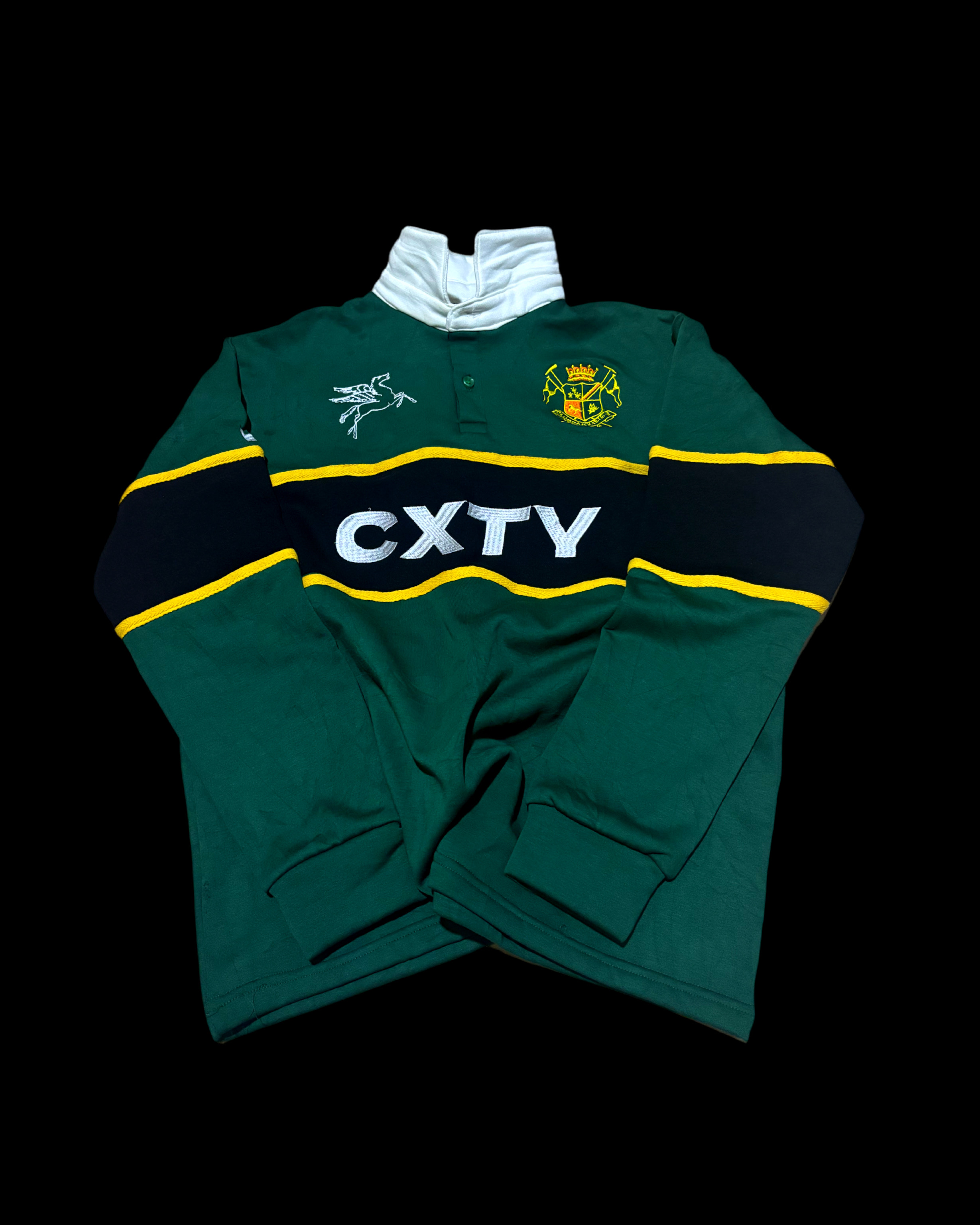 CXTY GREEN RUGBY POLO image