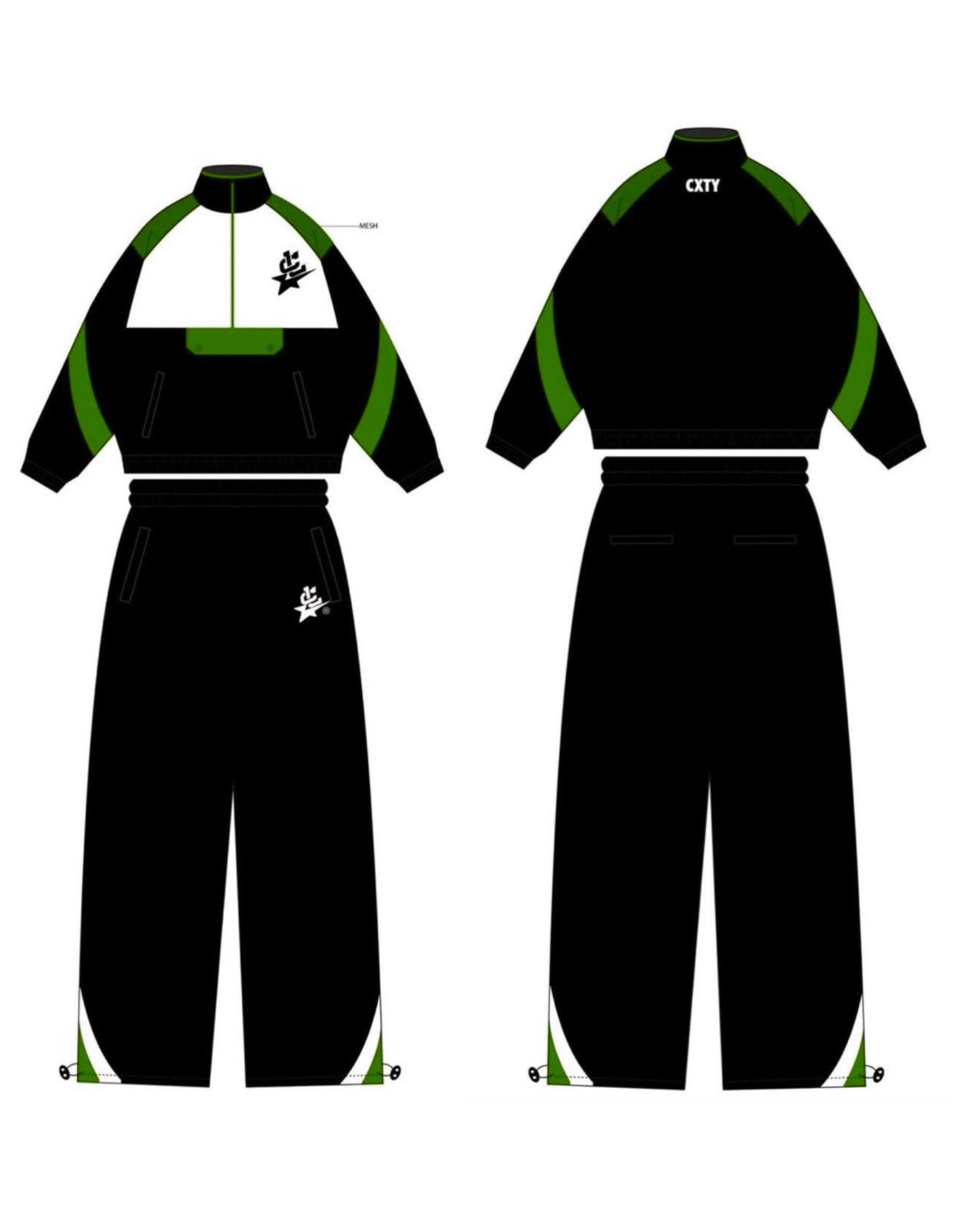 Cxty Green Blockrunner Tracksuit image