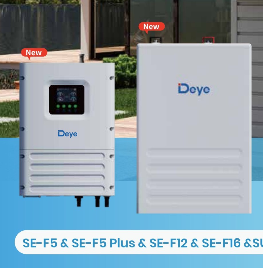 Deye 6kw hybrid inverter + 5KWH Lithium battery image